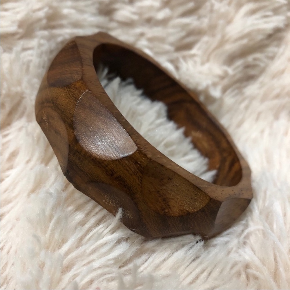 Wood Bangle Bracelet